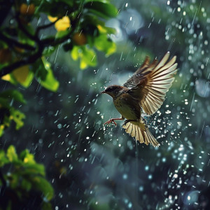 Rainfall Sound for Sleep的專輯Nature's Sleep Symphony: Binaural Rain and Bird Sounds