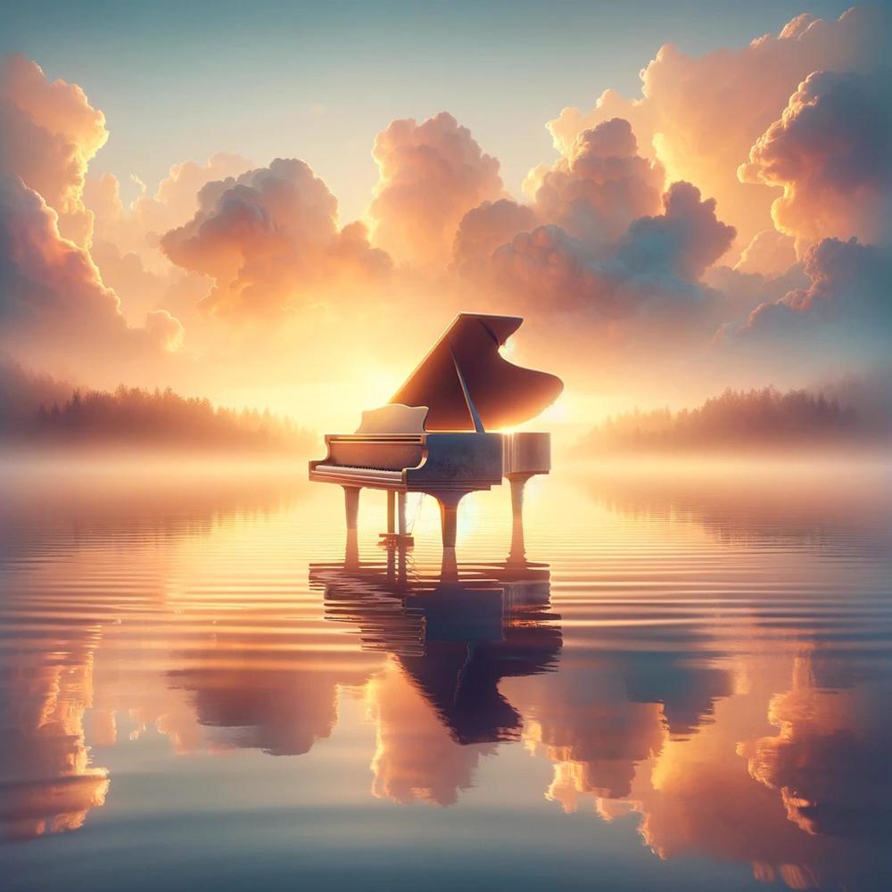 Solitude's Embrace (Relaxing Ambient Piano)