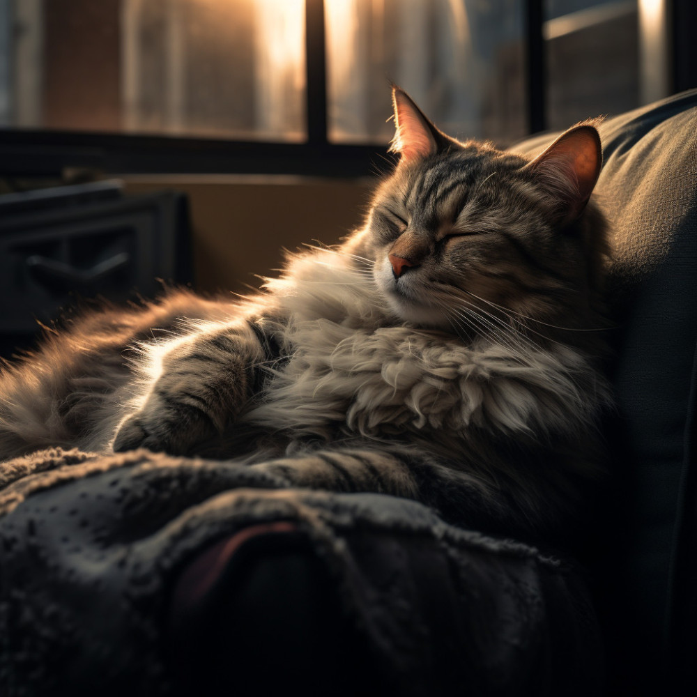 Feline's Tranquil Tunes for Rest