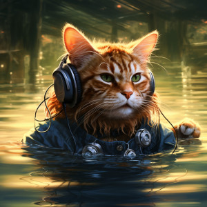 Calming Cat Music的專輯Feline Oasis: Cats Serene Waters Melodies