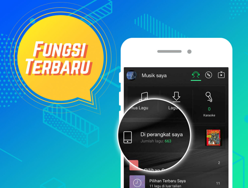 Cobain Fitur On My Device di JOOX!