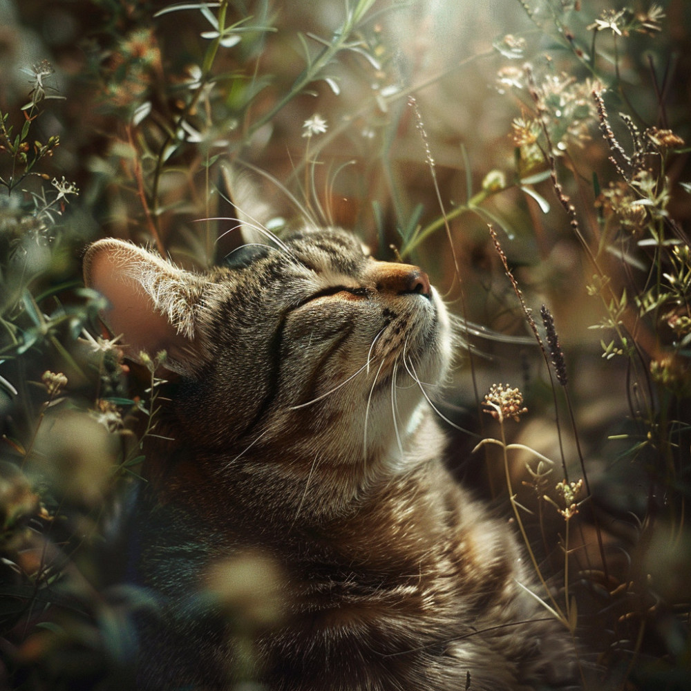Serene Feline Rest