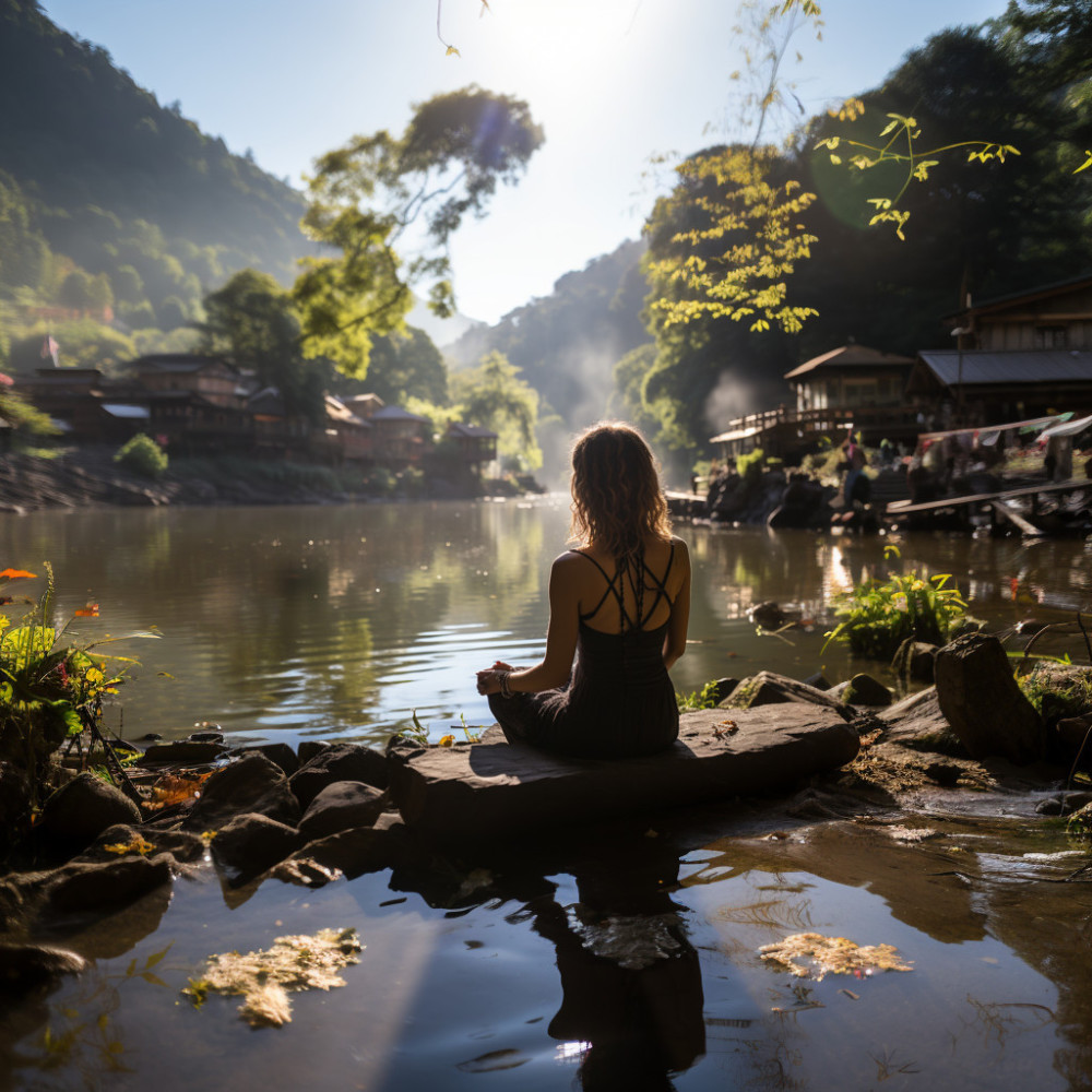 Paz De Yoga Del Agua Melódica