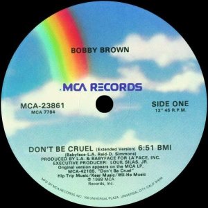 ดาวน์โหลดและฟังเพลง Don't Be Cruel พร้อมเนื้อเพลงจาก Bobby Brown