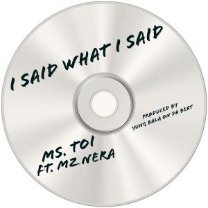 I Said What I Said (feat. Mz Nera) [Explicit]