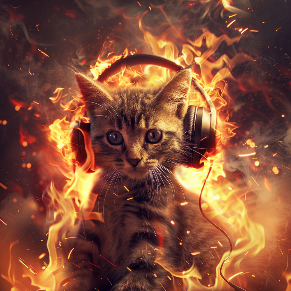 Fiery Peace for Purring Cats