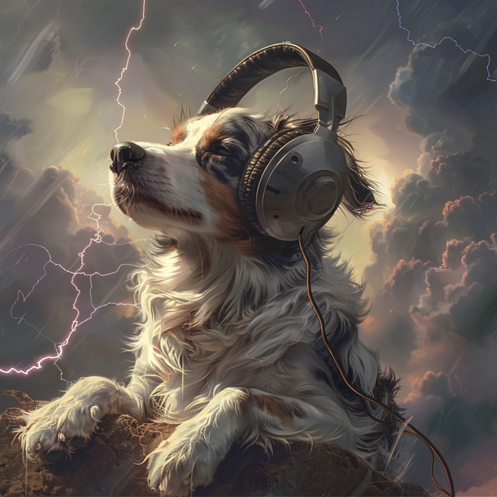 Dog Peaceful Storm