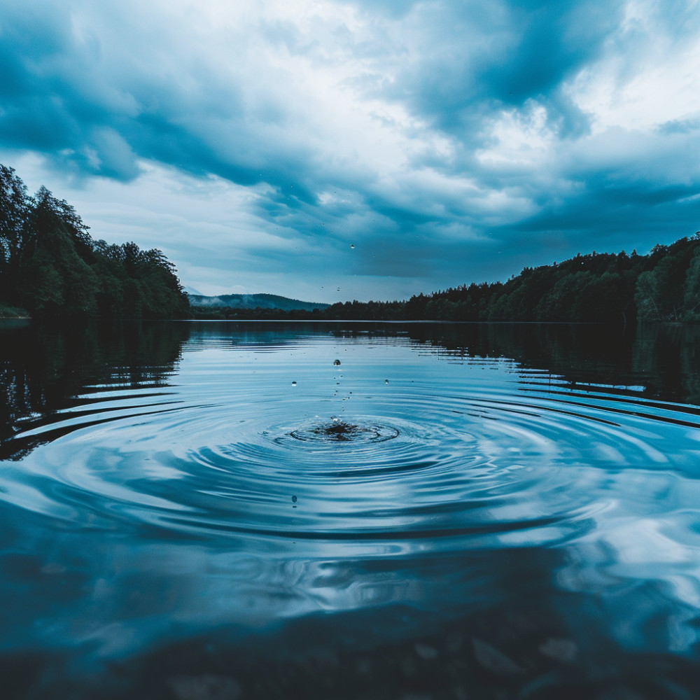 Mejora De La Meditación Con Aguas Serenas