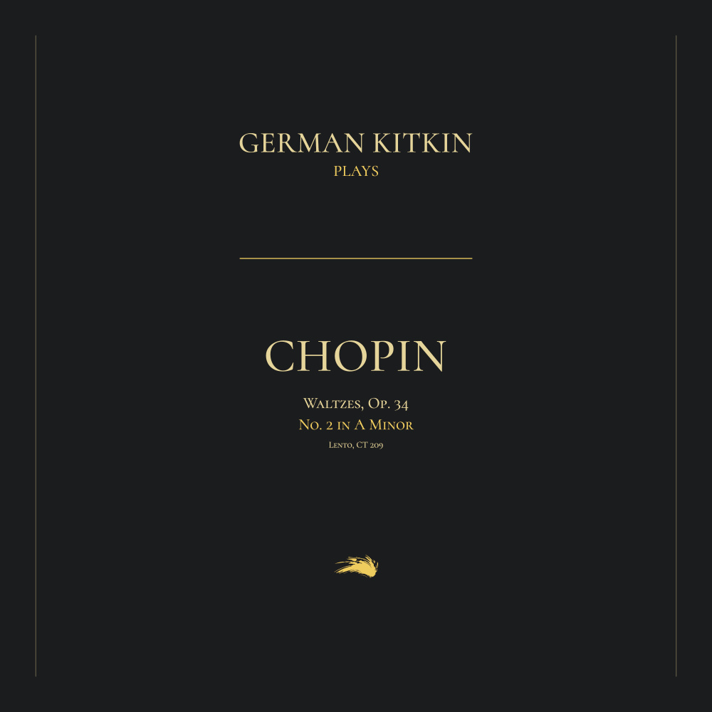 Waltzes, Op. 34: No. 2 in A Minor. Lento, CT 209
