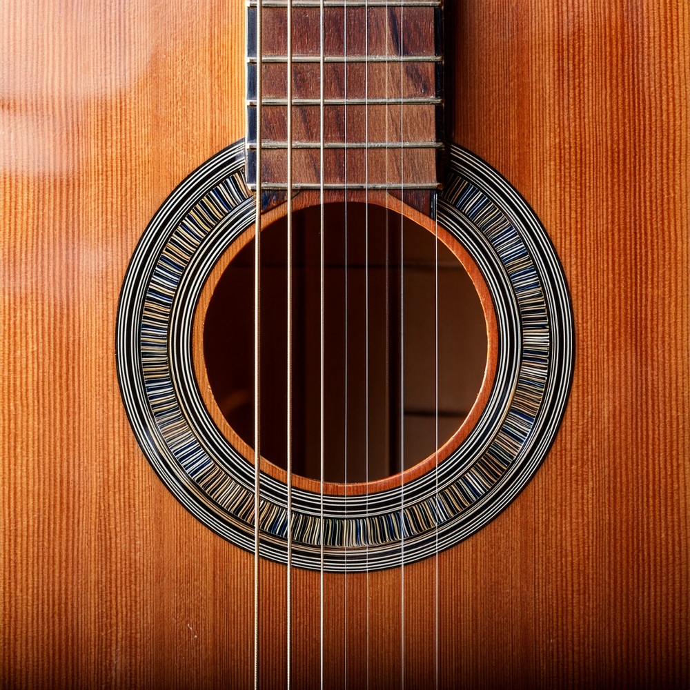 Guitar's Nighttime Invitation
