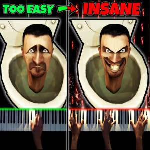 ดาวน์โหลดและฟังเพลง Skibidi Toilet | TOO EASY to INSANE, But... พร้อมเนื้อเพลงจาก Toms Mucenieks