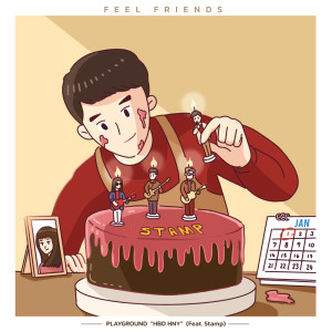 ดาวน์โหลดและฟังเพลง HBD HNY Feat. Stamp พร้อมเนื้อเพลงจาก Playground
