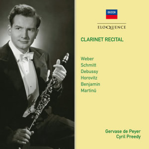 Gervase De Peyer的專輯Clarinet Recital