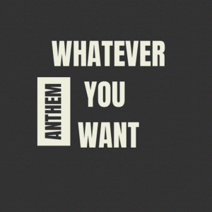 Listen to Whatever You Want Anthem song with lyrics from Spencer Hamilton