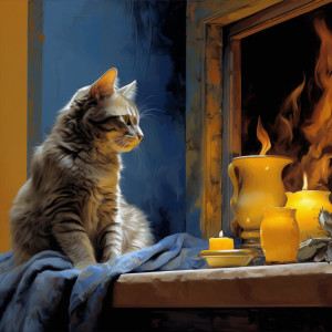Album Cat Melodies: Fireplace Serenity for Your Feline Friend oleh Relaxation Music Guru