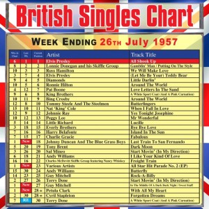 British Singles Chart - Week Ending 26 July 1957 dari Various