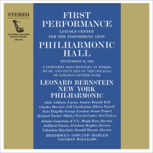 อัลบัม Inauguration Concert of Lincoln Center's Philharmonic Hall ศิลปิน Lili Chookasian
