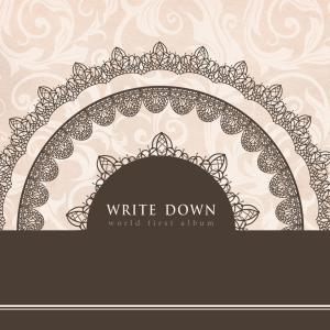 อัลบัม Write Down ศิลปิน 
