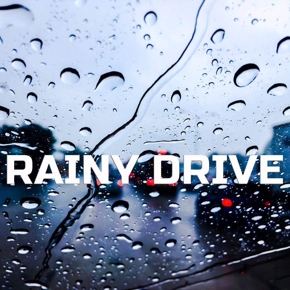 Sleeping Rainy Drive Sounds