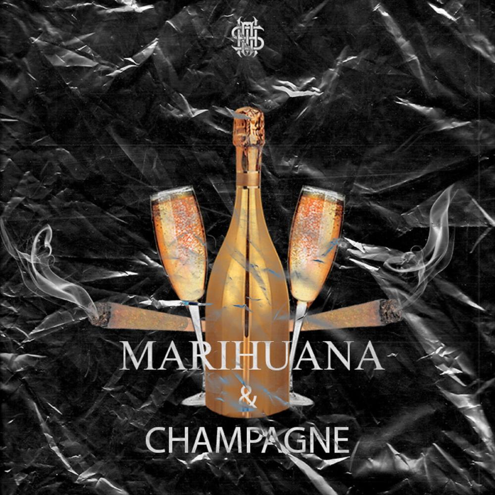 MARIHUANA Y CHAMPAGNE (feat. Oswalk Lc) (Explicit)