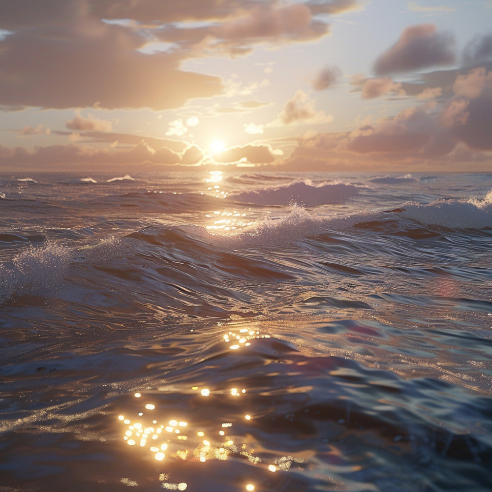 Gentle Ocean Sounds for Tranquil Focus