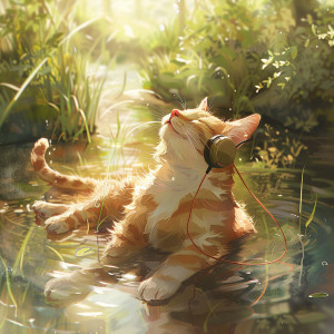 Music for Relaxing Cats的專輯Cats and Waterfalls: Calming Stream Sounds