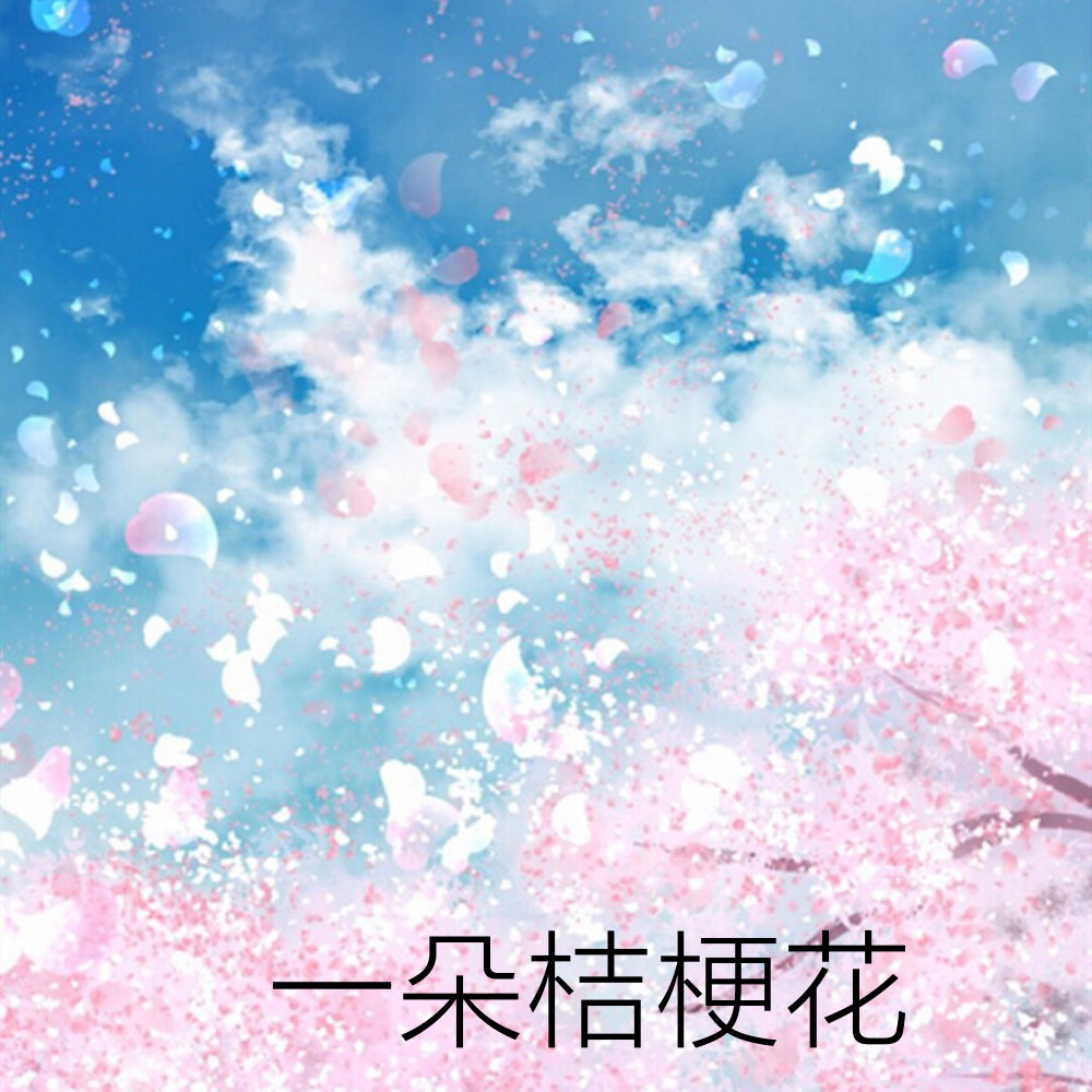 一朵桔梗花