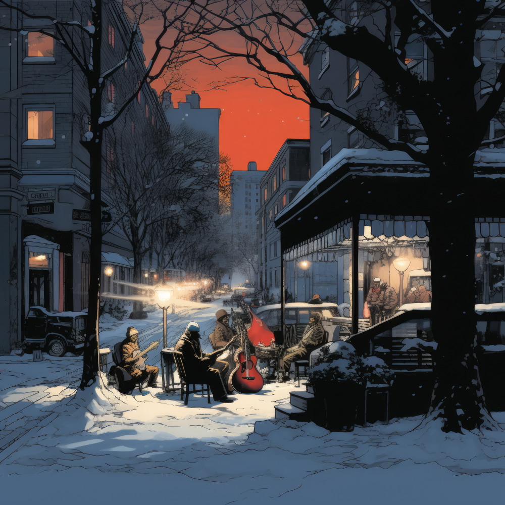Winter's Silent Piano Nocturne