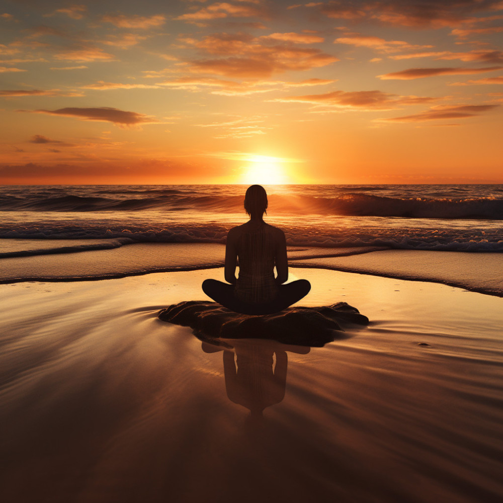 Meditación Del Océano Binaural Calmo