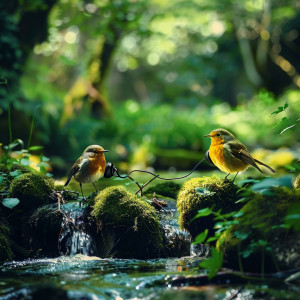 อัลบัม Nature's Rhapsody: Binaural Birds Along the Creek - 92 96 Hz ศิลปิน Binaural Beats Lab