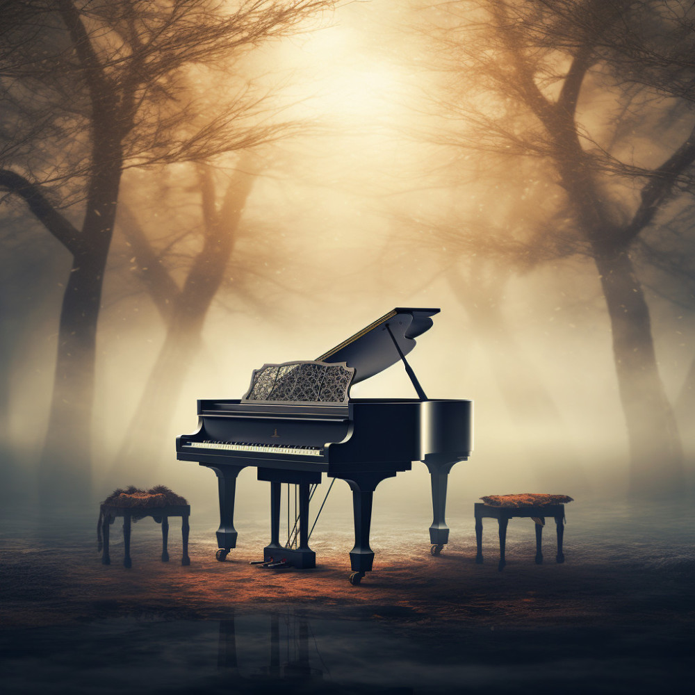 Harmonic Echoes Night Piano