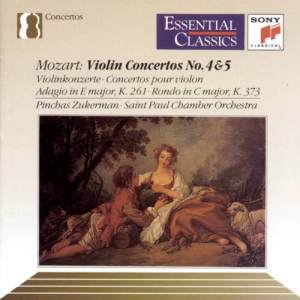 อัลบัม Mozart: Violin Concertos Nos. 4 & 5, Adagio, K. 261 & Rondo, K. 373 ศิลปิน Pinchas Zukerman