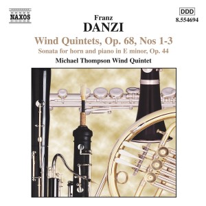 Philip Fowke的專輯Danzi: Wind Quintets, Op. 68, Nos. 1-3 / Horn Sonata, Op. 44