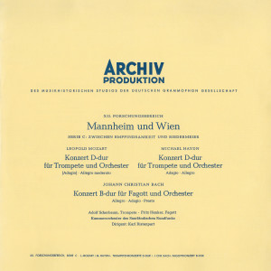 Adolf Scherbaum的專輯Mozart, L. / Haydn, M. / Bach, J.C. / Telemann: Trumpet Concertos