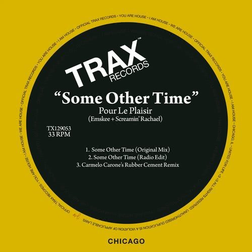 Some Other Time (Carmelo Carone's Rubber Cement Remix)