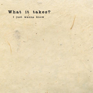 Album What Is Takes ? ( I Just Wanna Know ) oleh Bilal Indrajaya