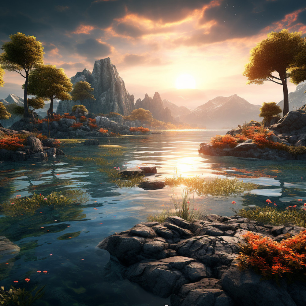 Tranquil Waterscape Sounds
