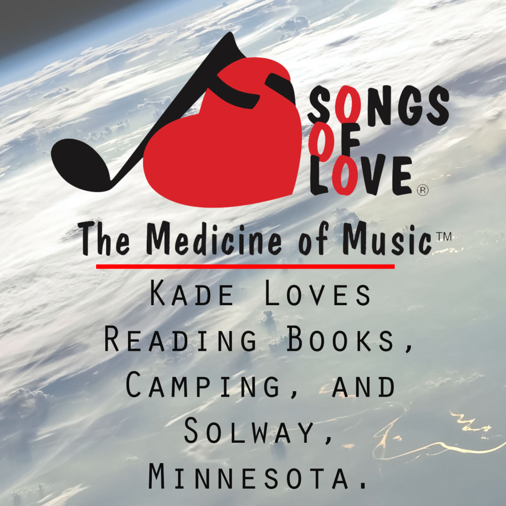 Kade Loves Reading Books, Camping, and Solway, Minnesota.
