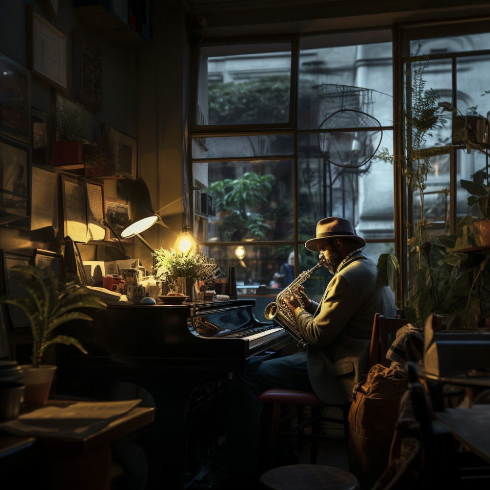 Acogedor Jazz De Café Para La Hora De Dormir