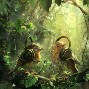 Binaural Beats Central的專輯Birds in Binaural Rhapsody: Forest Symphonies - 92 96 Hz