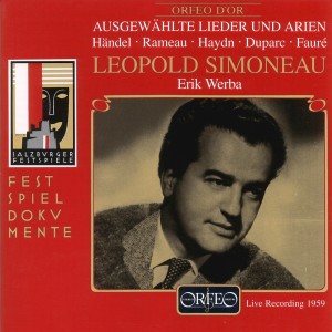 อัลบัม Ausgewählte Lieder und Arien (Live) ศิลปิน Léopold Simoneau