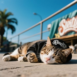 ดาวน์โหลดและฟังเพลง Hip Hop Cats Gentle พร้อมเนื้อเพลงจาก Cat Music Studio