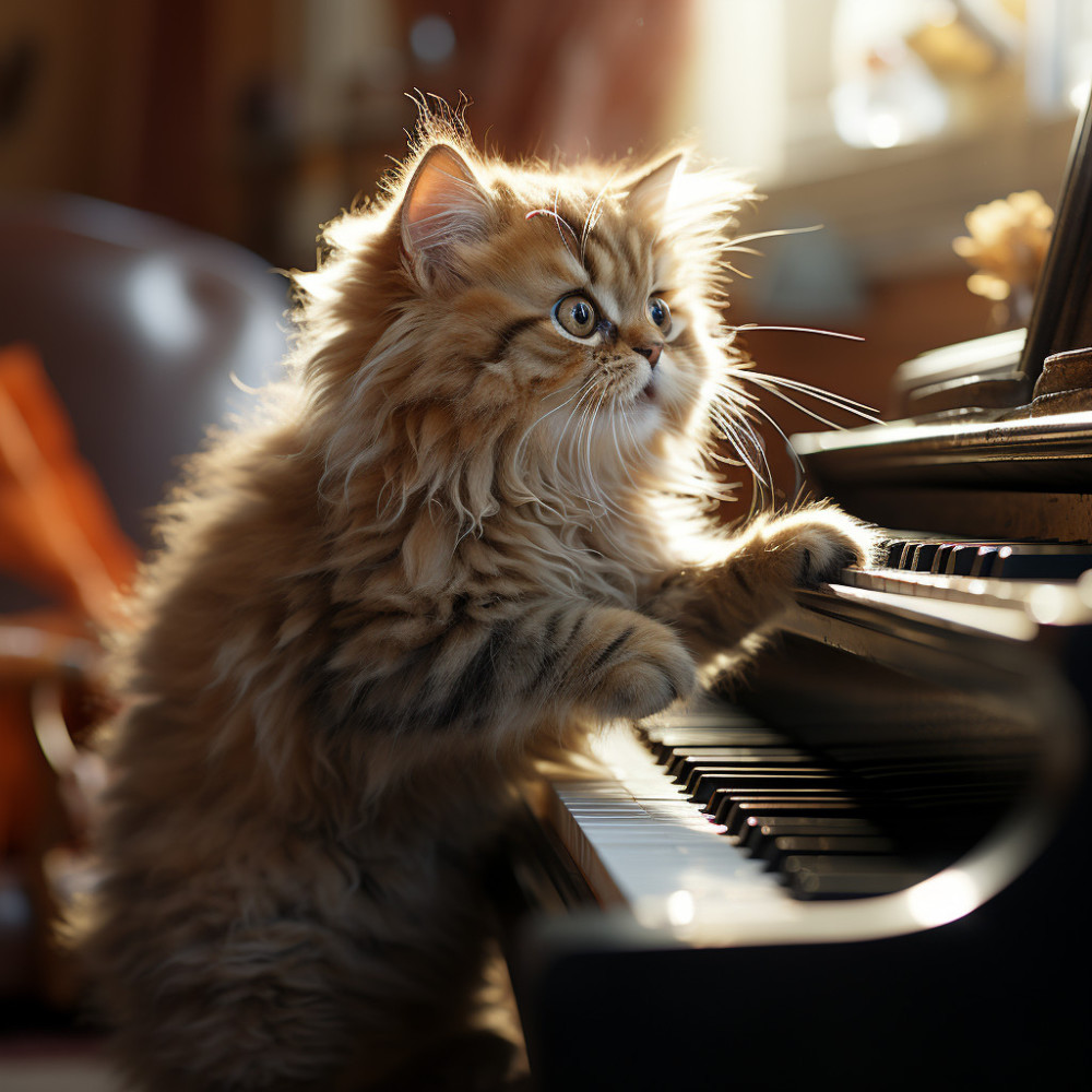 Vínculos Encantados Del Piano: Camino Hacia La Armonía Felina