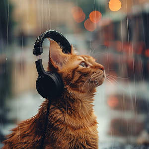 Cat Music Hour的專輯Cat's Rain: Melodic Soothing Sounds