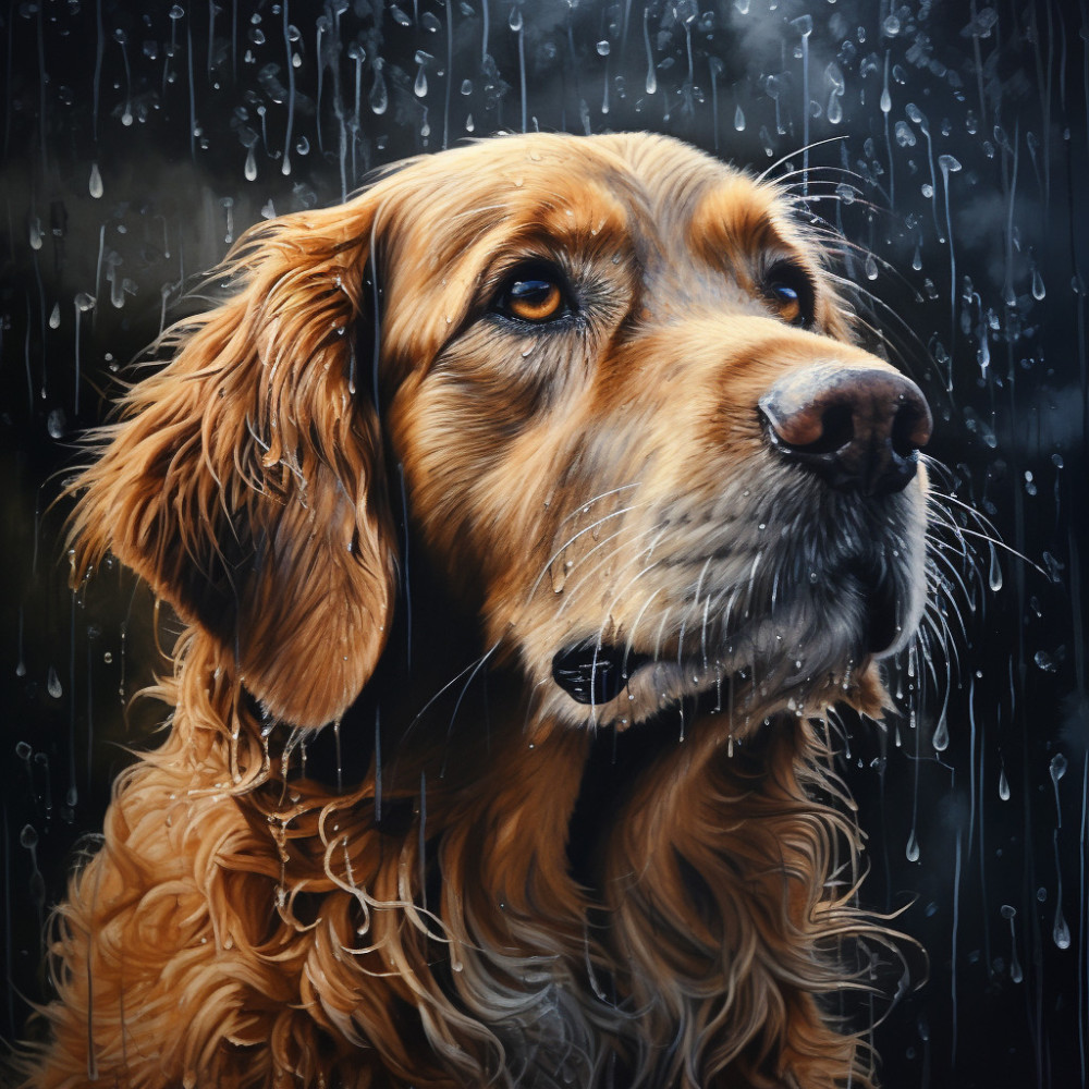 Dicha Canina De La Lluvia
