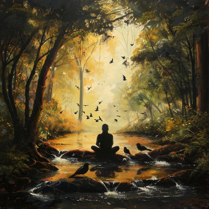 Meditation Academy的專輯Meditation in Nature: Binaural Birds by the Creek - 92 96 Hz