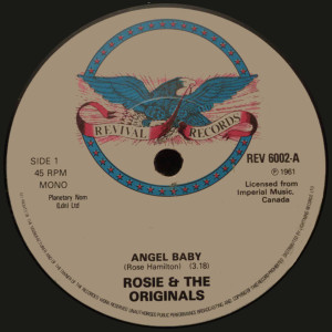 อัลบัม Angel Baby ศิลปิน Rosie & The Originals