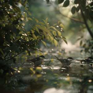 อัลบัม Tranquil Creek Ambience: Binaural Beats for Restful Sleep ศิลปิน Relax Meditation Sleep