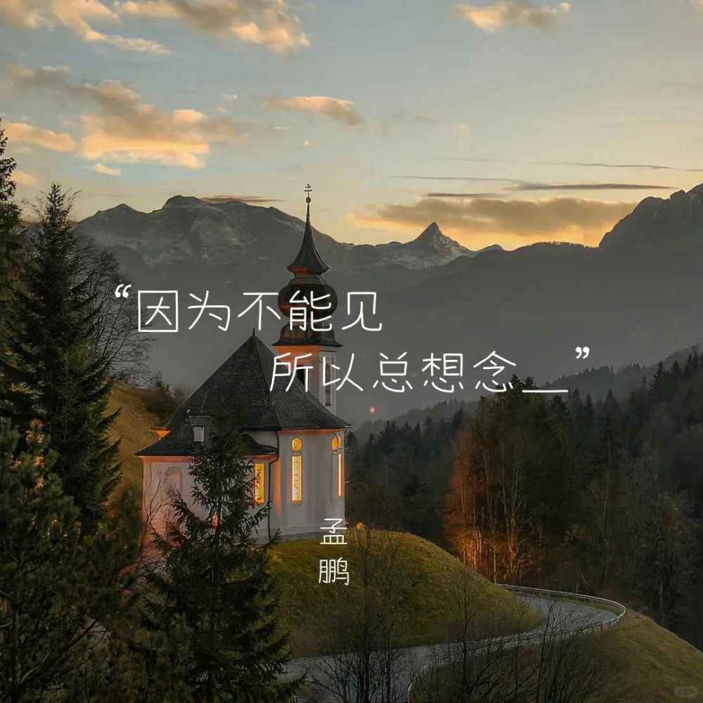因为不能见 所以总想念