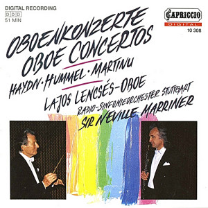 อัลบัม Haydn: Oboe Concerto, Hob.VIIg:C1 - Hummel: Introduction, Theme and Variations, Op. 102 - Martinu: Oboe Concerto, H. 353 ศิลปิน Lajos Lencsés